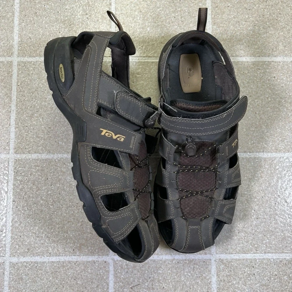 Teva Fisherman Sandals Men's 13 Forebay ShocPad Hiking Adjustable Outdoor Shoes